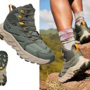 Hoka Anacapa Mid Gore-Tex Waterproof Leather Hiking Boots Man Size 9